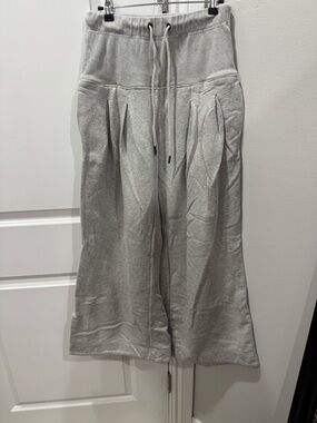 FP Movement by Free People Light Gray Wide Leg Sweatpants